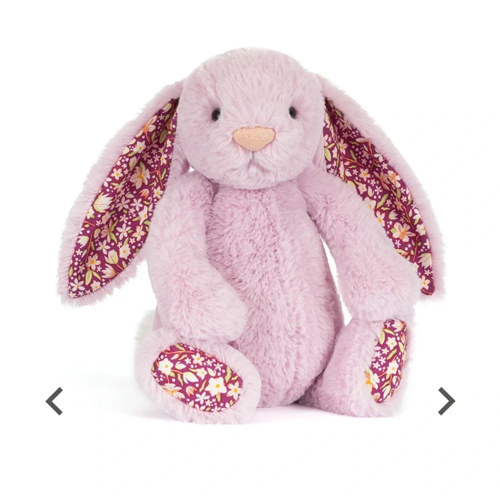 NWT Authentic Jellycat Thistlepop Blossom Luxe Bunny - Picture 1 of 5